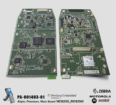 Placa Principal Motorola-Symbol MC92N0-G → Windows® CE 7.0