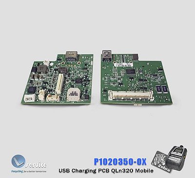 USB charging PCB Zebra QLn320