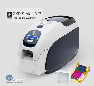 Impressora de cartão PVC Zebra ZXP3