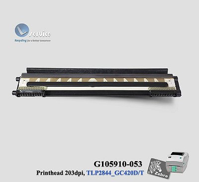 Cabeça Termica Zebra TLP2844, GC420T