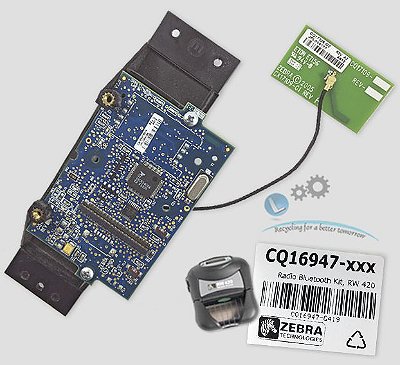 Placa bluetooth zebra Rw420 - RK17393-019