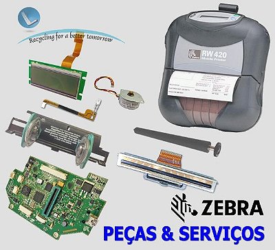 Zebra mobile Rw420 - Peças de Reposição & Serviços