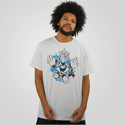 Camiseta Paciência Carranca Cartoon - Branco
