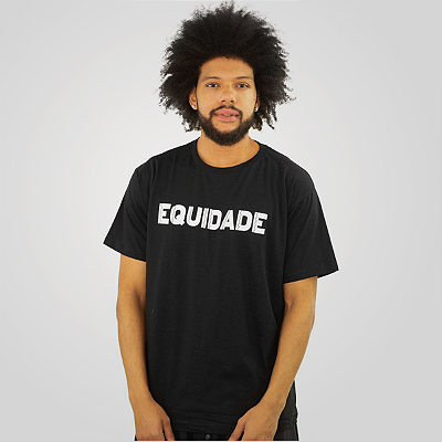 Camiseta equidade - preta