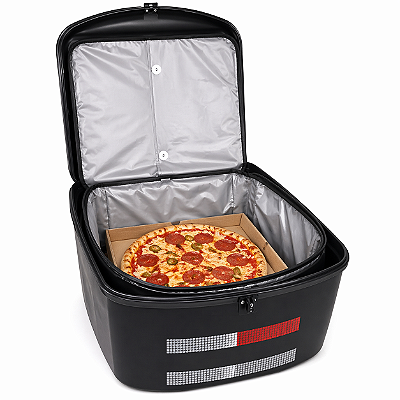 Bag Baú 90 Litros Bolsa Térmica Delivery Reforçada para Entregas Motoboy Marmitas Quentes e Congelados
