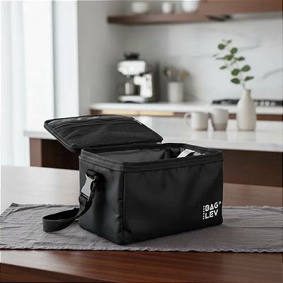 Bolsa Térmica 6 Litros Impermeável para Alimentos e Bebidas Frias - Minibox Bag Lev