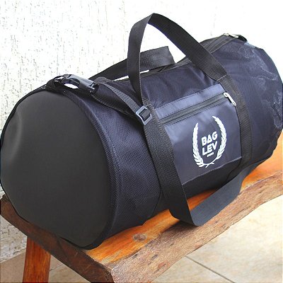 Bolsa Esportiva Duffel em Tela para Roupas e Acessórios de Treino Academia Boxe Muay Thai Fitness