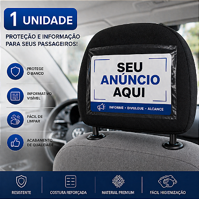 Capa de Cabeceira para Banco de Carro - Universal