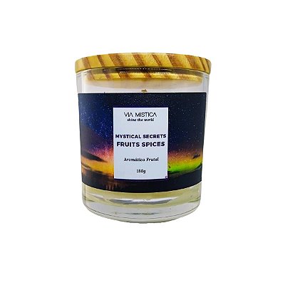 Vela Aromática Mystical Secrets Fruits Spices 180g