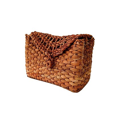 Bolsa de Palha Feminina Natural Marrom Modelo Sarah