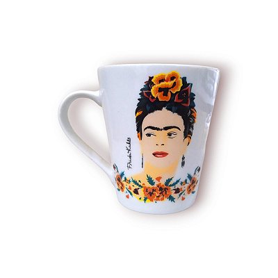 Caneca de Porcelana Frida Kahlo