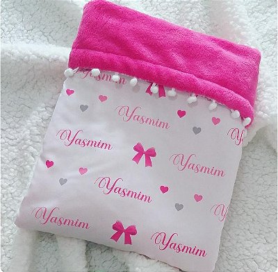 Manta personalizada Lacinhos