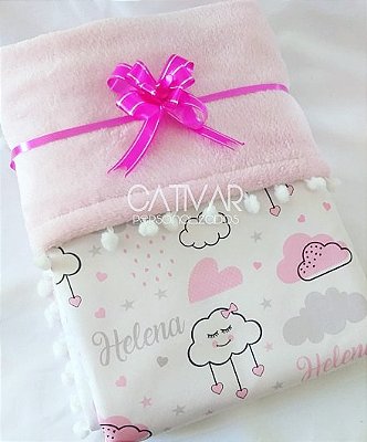 Manta personalizada Chuva de Amor