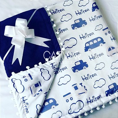 Manta personalizada Carrinhos