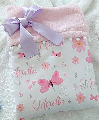 Manta personalizada Borboletas