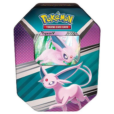 Pokémon TCG: Lata Colecionável Heróis V - Espeon V