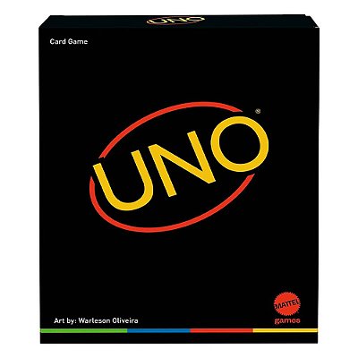 Jogo De Cartas Uno Iconic 90s Edição De 50 Anos Original