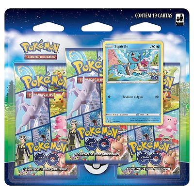 Pokémon TCG: Triple Pack Pokémon GO - Squirtle