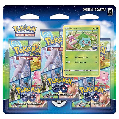 Pokémon TCG: Triple Pack Pokémon GO - Bulbasaur