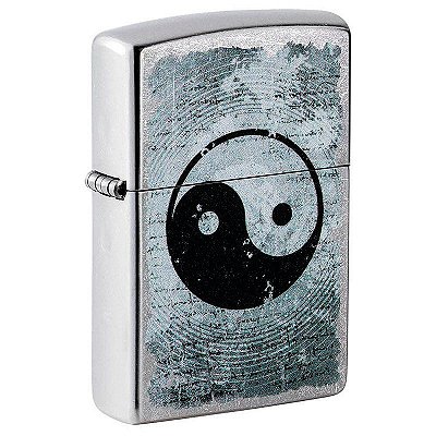 Isqueiro Zippo 49772 Classic Yin Yang Street Chrome