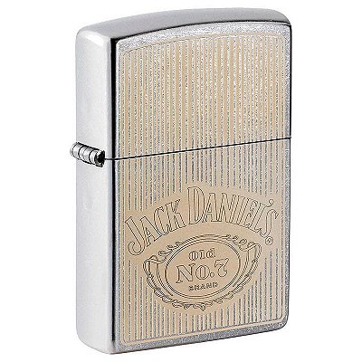 Isqueiro Zippo 49833 Classic Jack Daniel's Lines Street Chrome