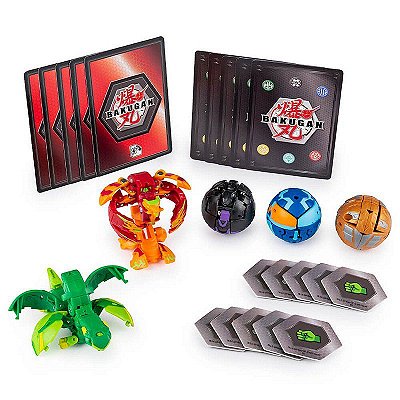 Bakugan Battle Planet: Battle Pack - Ventus Phaedrus e Pyrus Hydranoid (5 Esferas) | Spin Master