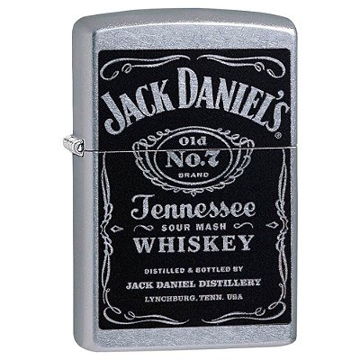 Isqueiro Zippo 24779 Classic Jack Daniels Label Street Chrome