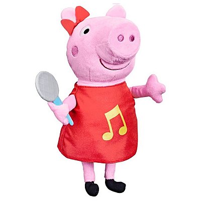 Pelúcia Interativa Peppa Musical - Peppa Pig (30 cm) | Hasbro