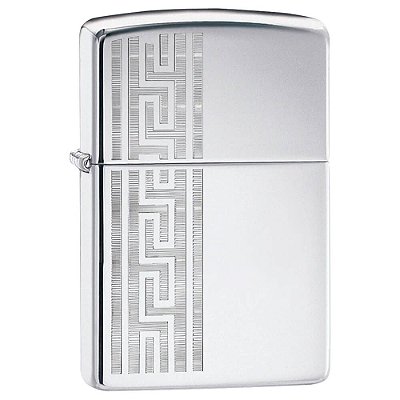 Isqueiro Zippo 49170 Classic Greek Pattern Polido