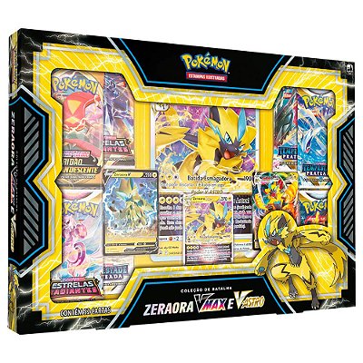 Pokémon TCG: Box Coleção de Batalha - Zeraora VMAX e V-ASTRO