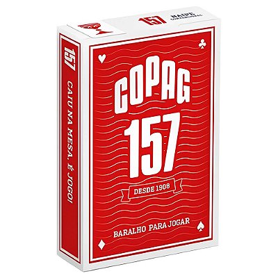 Baralho 157 Vermelho com 54 Cartas | COPAG
