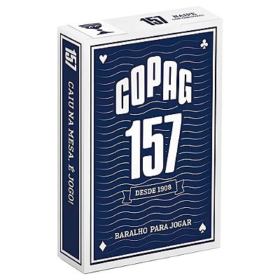 Baralho 157 Azul com 54 Cartas | COPAG