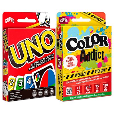 Jogos de Cartas UNO + Color Addict | COPAG