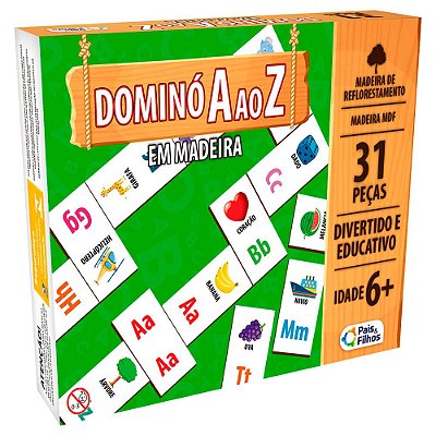 Jogo Domino Numeros E Cores 51852A - BF