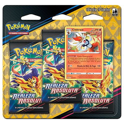 Pokémon TCG: Triple Pack Realeza Absoluta - Cinderace