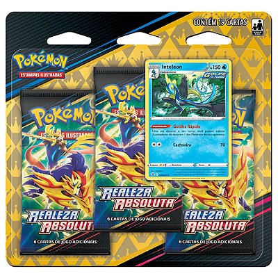 Pokémon TCG: Triple Pack Realeza Absoluta - Inteleon