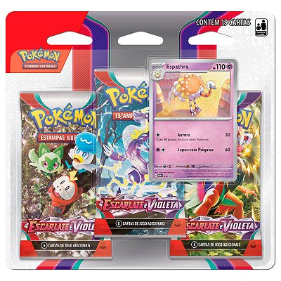 Pokémon TCG: Triple Pack SV1 Escarlate e Violeta - Espathra