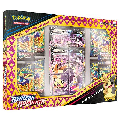 Pokémon TCG: Box Realeza Absoluta Coleção Morpeko V-UNIÃO