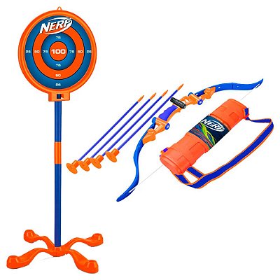 NERF Arco e Flecha com Alvo | Fun