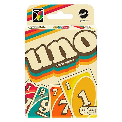 Jogo de Cartas UNO Iconic 1970s Especial de 50 Anos | Mattel