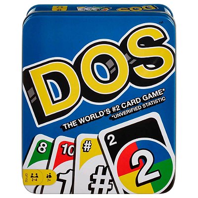 Jogo de Cartas DOS com Embalagem de Lata | Mattel