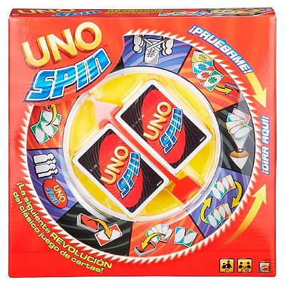 Jogo de Cartas UNO Spin com Roleta | Mattel