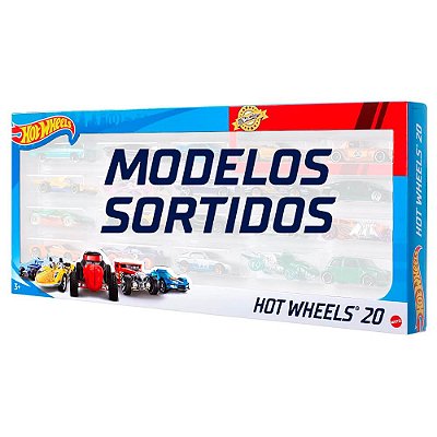 Pacote Hot Wheels com 20 Carrinhos Sortidos | Mattel