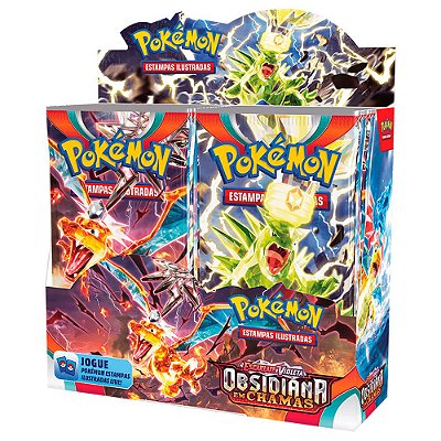 Pokémon TCG: Booster Box (36 pacotes) SV3 Obsidiana em Chamas