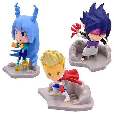 Bonecos My Hero Academia Craftables - The Big 3: Lemillion, Nejire Hado e Suneater #Series 3 | Just Toys