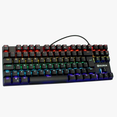 Teclado Gamer Mecânico RGB Hoopson - TPC-075