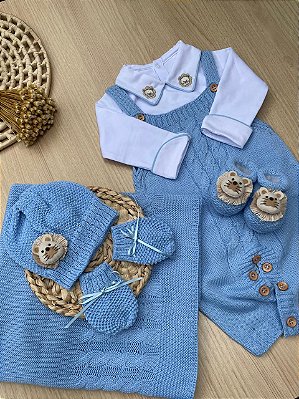 Saida de maternidade Menino Tema Leão Completa