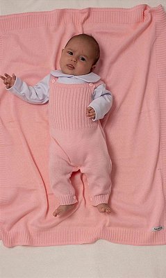 Saída de Maternidade de Menina Sara em Tricot 3 peças