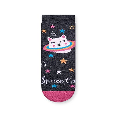 Meia Space Cat 31 a 34 Menina