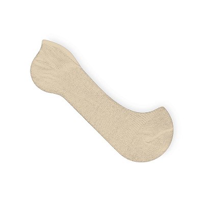 MEIA SAPATILHA MICRO INVISÍVEL FEMININA TAM 34-36 BEGE